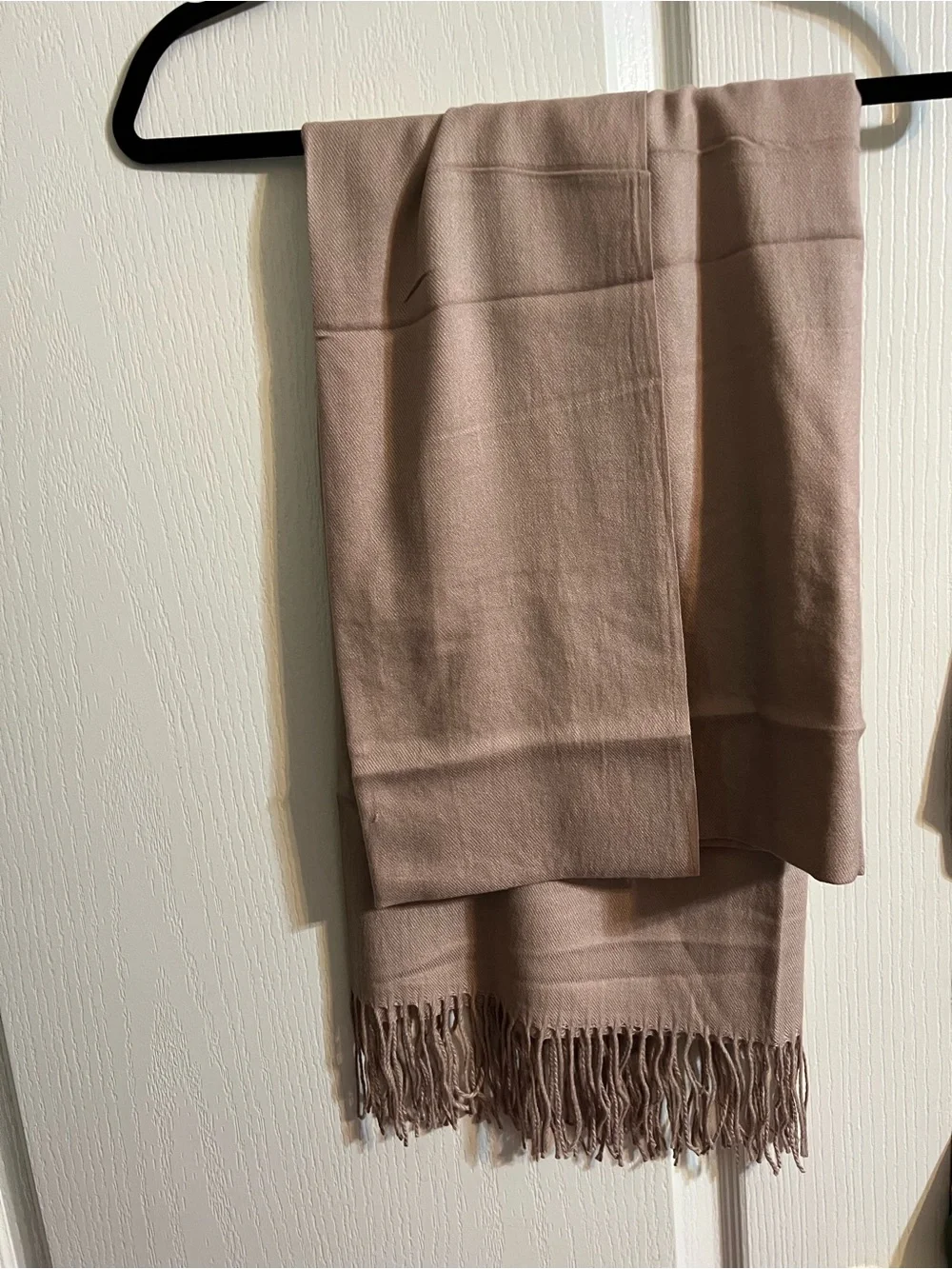 Light Cream Scarf Wrap - Versatile Everyday Accessory